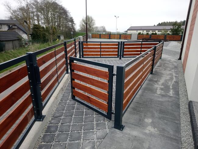 Przęsła drewniane, ogrodzenia drewniane