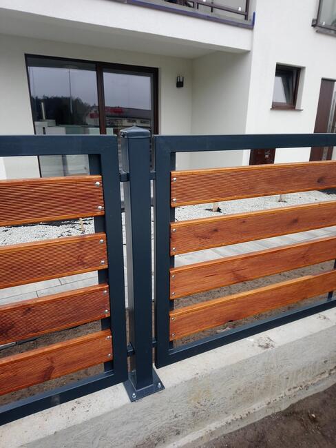 Przęsła drewniane, ogrodzenia drewniane