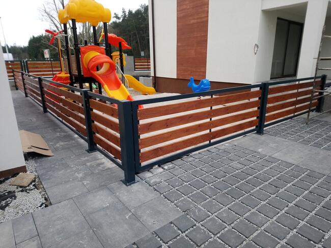 Przęsła drewniane, ogrodzenia drewniane