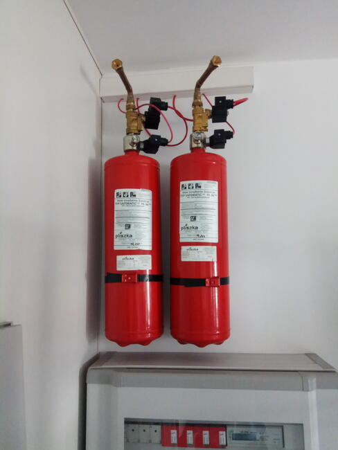 Skup butli stałych urządzeń gaśniczych FM200 Kidde i inne