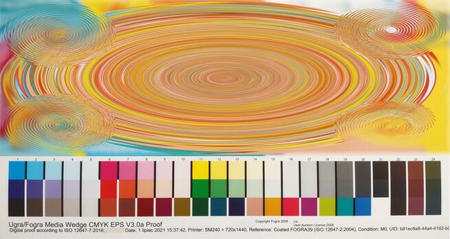 Proof cyfrowy cert ISO12647 Śródmieście Warszawa