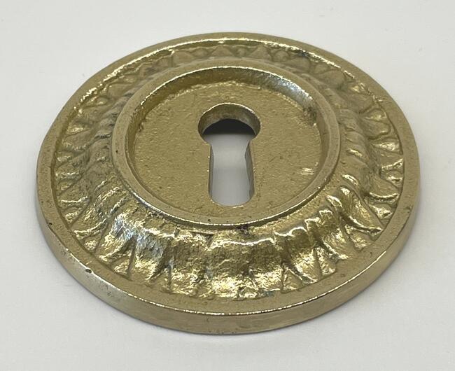 Mosiężny ozdobny szyld na klucz meblowy 51mm