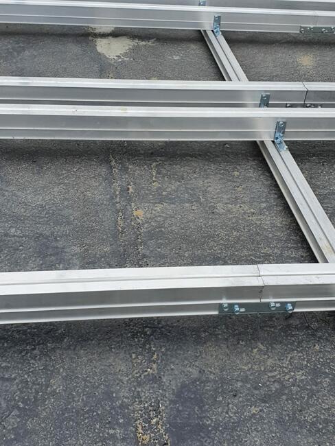 Legar aluminiowy 24x39, konstrukcja pod taras