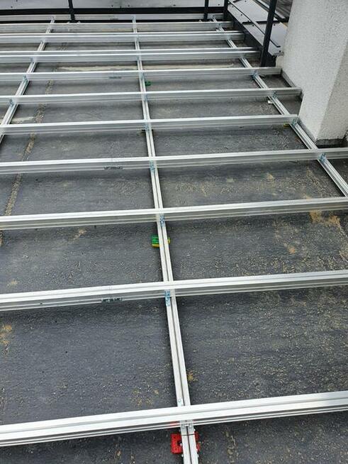 Legar aluminiowy 24x39, konstrukcja pod taras