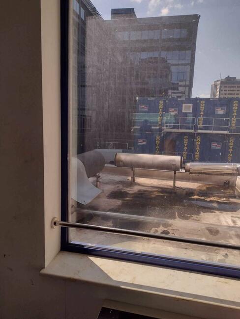 Witryna aluminiowa okno 170 x 200 cm 1700 x 2000 mm