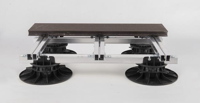 Legar aluminiowy 24x39, konstrukcja pod taras