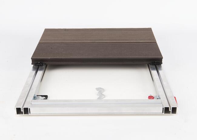 Legar aluminiowy 24x39, konstrukcja pod taras