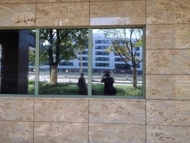 Okno aluminiowe witryna 352 x 150 cm 3520 x 1500 mm