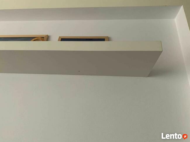 Półka ścienna, biały190x26 cm