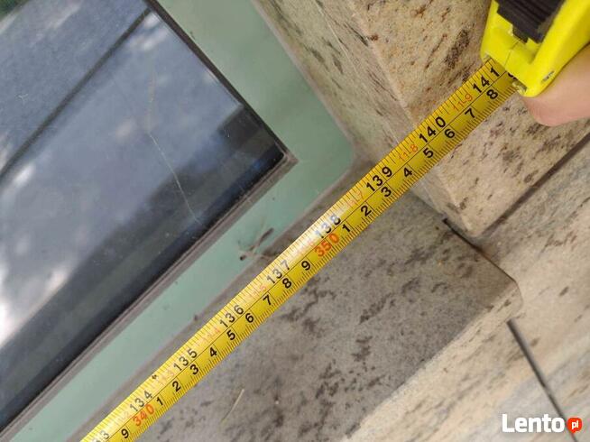 Okno aluminiowe witryna 352 x 150 cm 3520 x 1500 mm