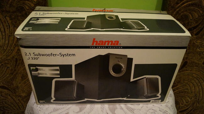 Komputerowy zestaw audio HAMA + kamerka HAMA