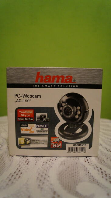 Komputerowy zestaw audio HAMA + kamerka HAMA