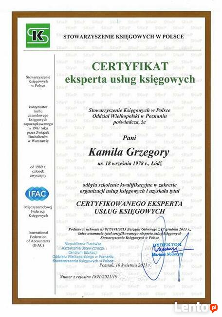 Usługi księgowe - biuro rachunkowe także online