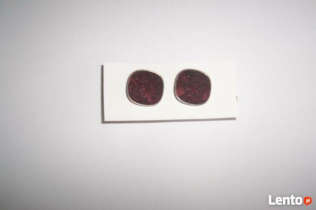 Stare metalowe spinki do koszuli z okresu PRL