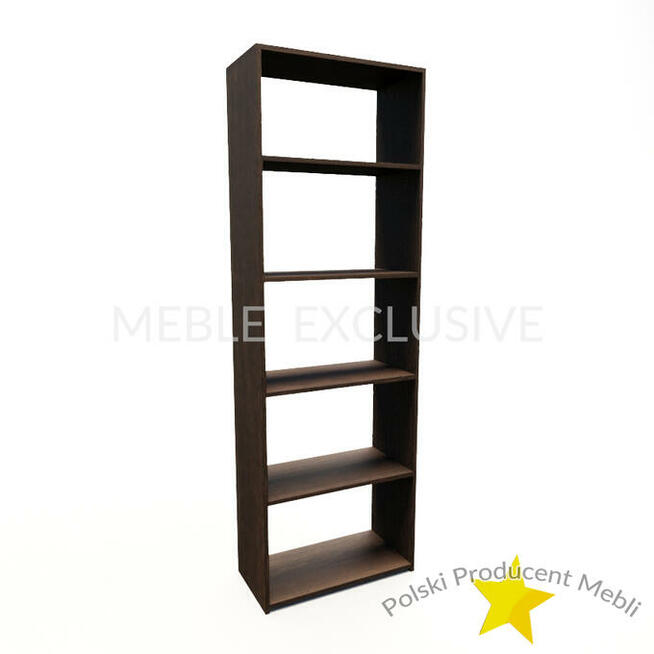 Regał 60 Książki Segregatory Sonoma /BIAŁA/WENGE Płyta 18mm