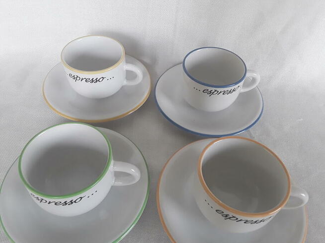 Filiżanka ze spodkiem 4 X ESPRESSO