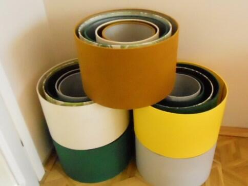 Abażury klasyczne powlekane aksamitem i nie tylko.