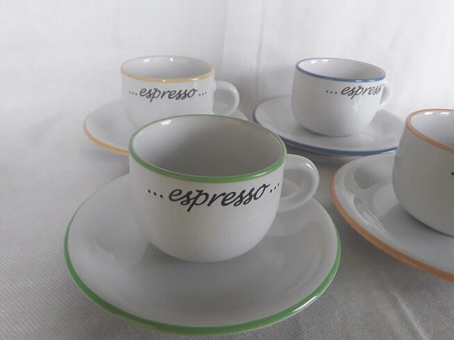 Filiżanka ze spodkiem 4 X ESPRESSO