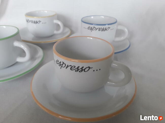 Filiżanka ze spodkiem 4 X ESPRESSO