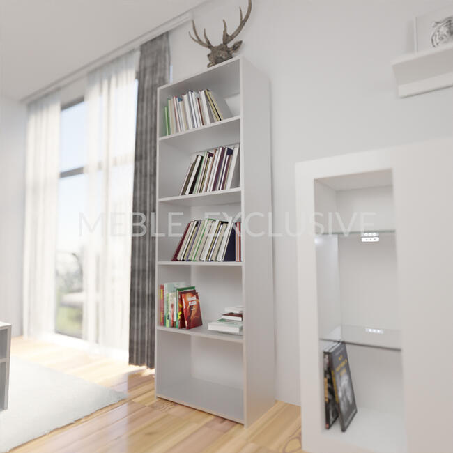 Regał 60 Książki Segregatory Sonoma /BIAŁA/WENGE Płyta 18mm