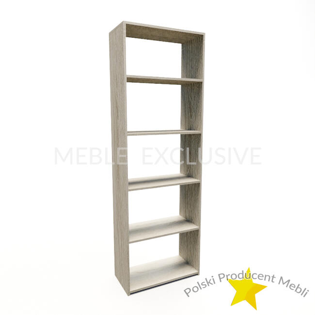 Regał 60 Książki Segregatory Sonoma /BIAŁA/WENGE Płyta 18mm