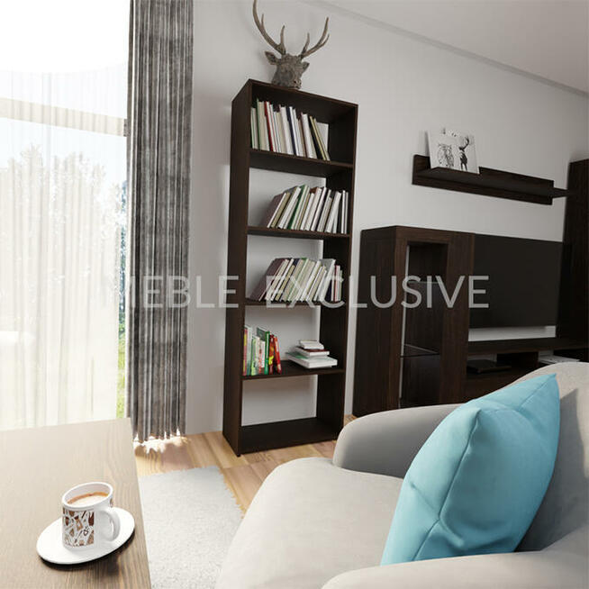 Regał 60 Książki Segregatory Sonoma /BIAŁA/WENGE Płyta 18mm