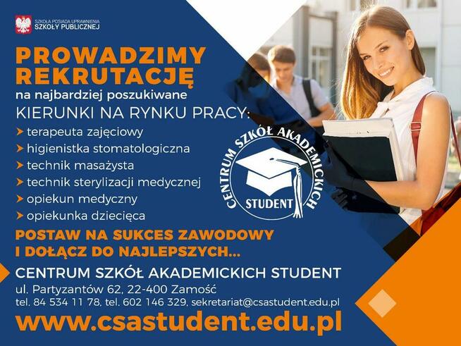 Policealna Szkoła Student za darmo