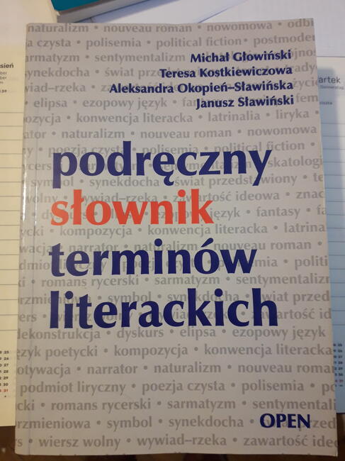 Podręczny słownik terminów literackich