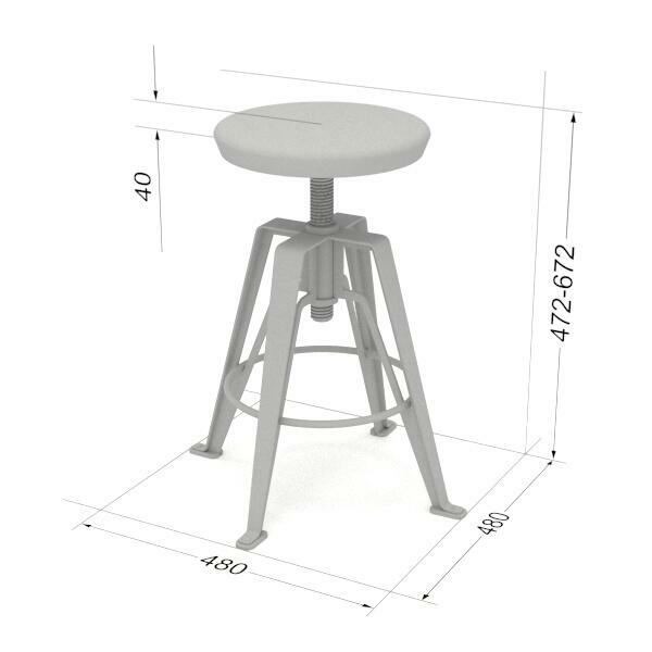 Hoker designerski LOFT Dart