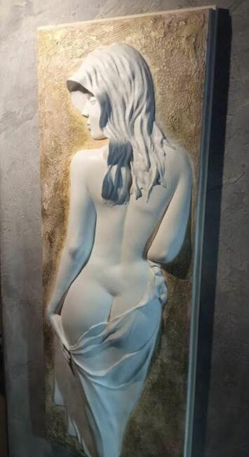 Płaskorzeźba gipsowa - Panel