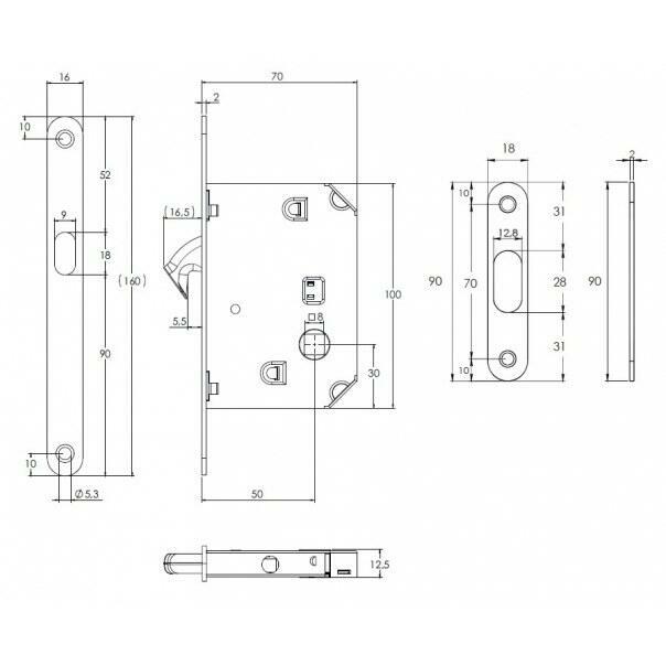 Zamki do drzwi - Zamki hakowe | NOVET PLATFORMA B2B