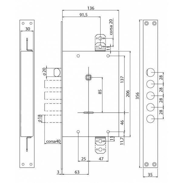 Zamki do drzwi - zamki rozporowe | NOVET - PLATFORMA B2B