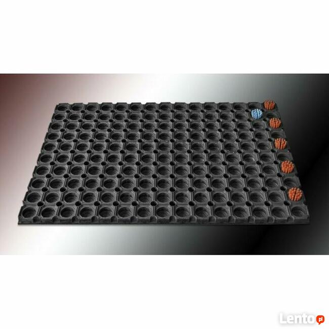 Wycieraczka Mata Gumowa Z Najazdem Aluminiowym