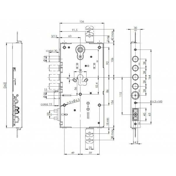 Zamki do drzwi - Zamki elektromotoryczne | NOVET B2B