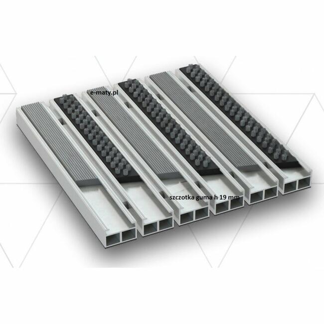 Wycieraczka Aluminiowa Beta Gamma H 19 Mm Szczotka Guma
