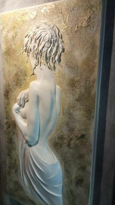 Płaskorzeźba gipsowa - Panel 3D