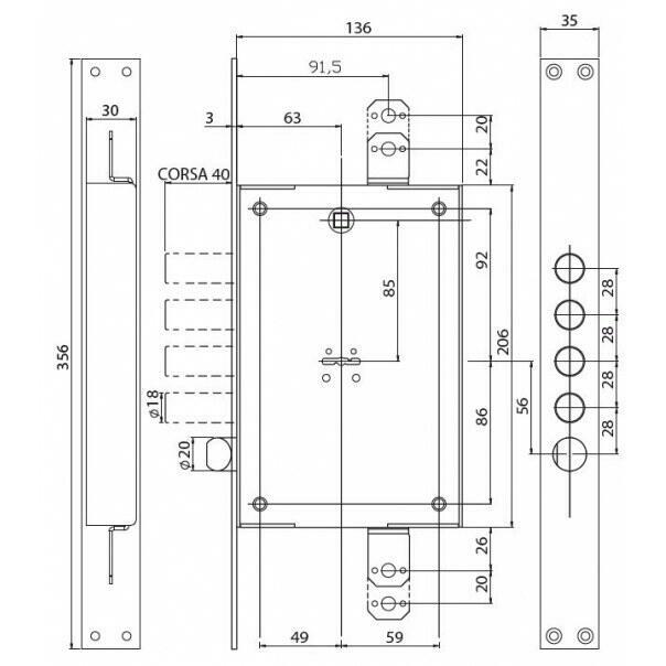 Zamki do drzwi - zamki rozporowe | NOVET - PLATFORMA B2B