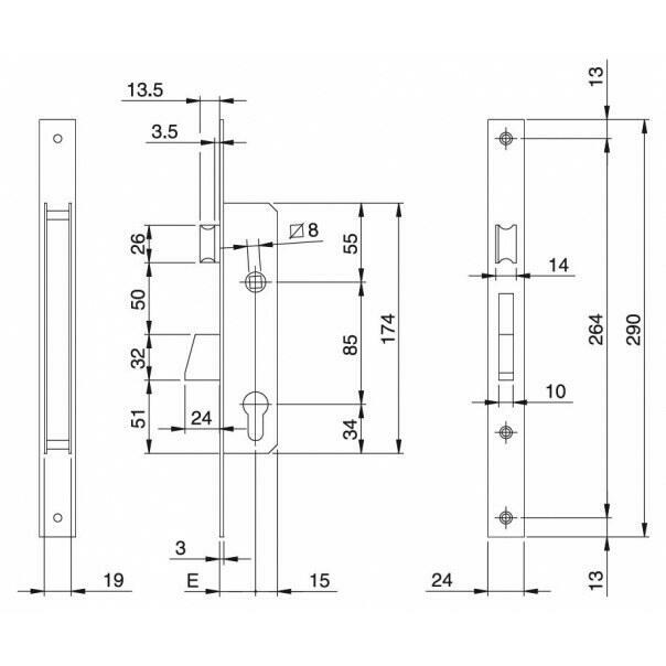 Zamki do drzwi - Zamki semaforowe | NOVET PLATFORMA B2B