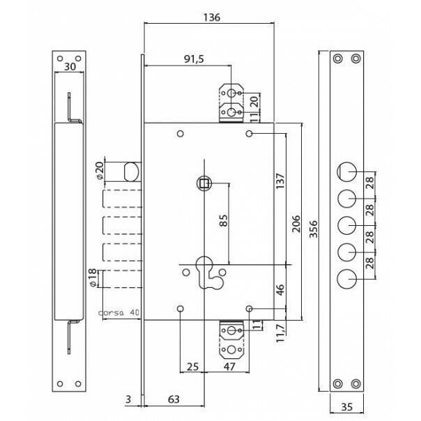 Zamki do drzwi - zamki rozporowe | NOVET - PLATFORMA B2B