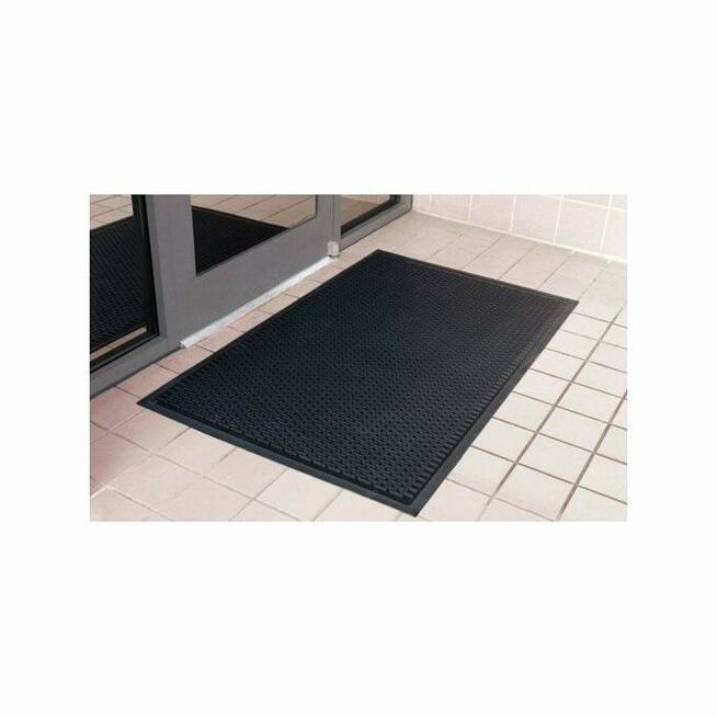 Mata Gumowa Soil Guard Antypoślizgowa Wycieraczka Czarna Scr