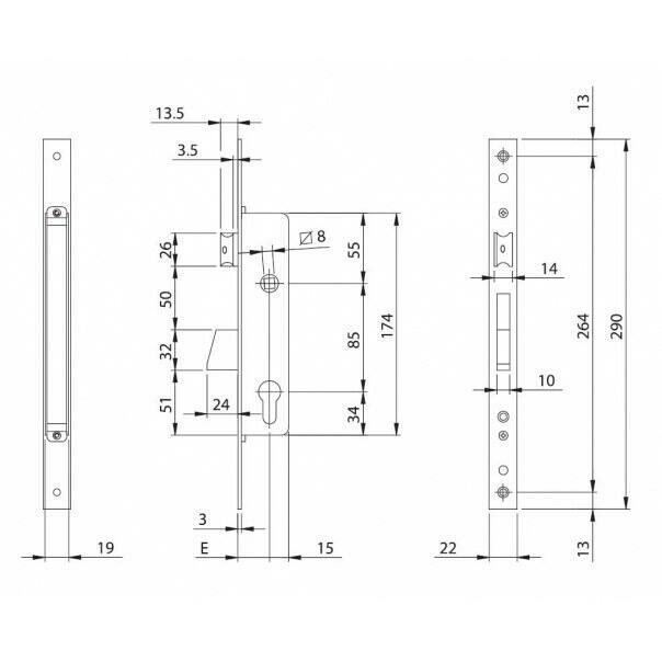 Zamki do drzwi - Zamki semaforowe | NOVET PLATFORMA B2B