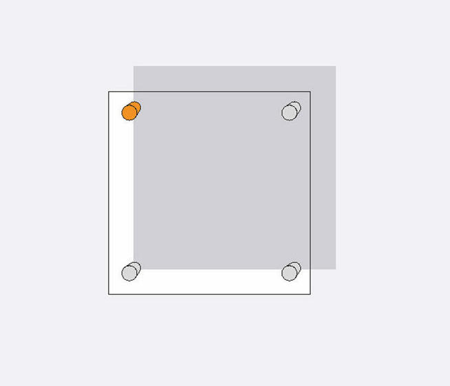 Uchwyty dystansowe do tabliczek AIR1002