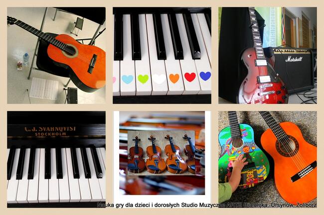 Nauka gry dla dzieci, dorosłych - Ursynów Studio Arte