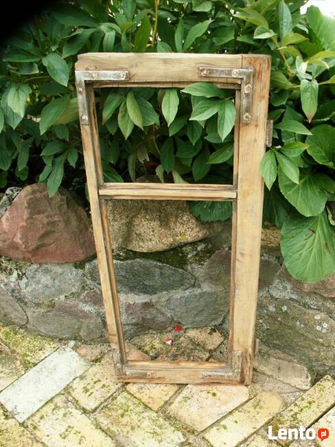 Okno rama loft na lustro aranżację zdjęcie 37x84