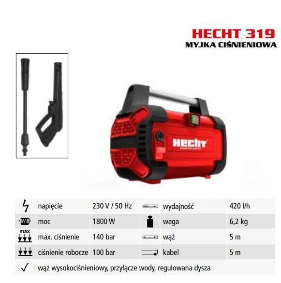 HECHT 319 - myjka ciśnieniowa / Wiejska 2 /Zielona Góra