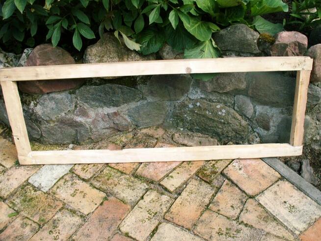 Rama okienna lustro, obraz, zdjęcia, aranżacja wnętrz 129x45