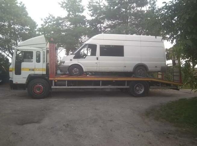 Transport maszyn rolniczych, budowlanych, laweta 10 ton