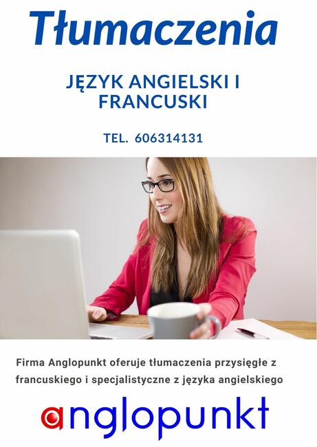 Tłumaczenia specjalistyczne - język angielski