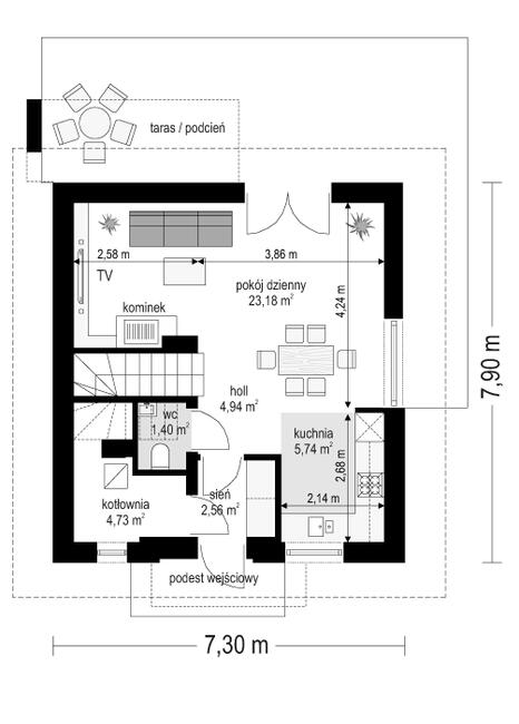 Krzywaczka - nowy dom