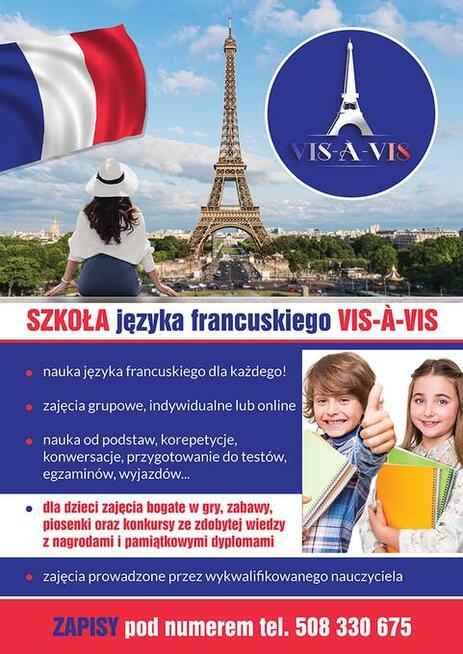 korepetycje z języka francuskiego, nauka języka francuskiego